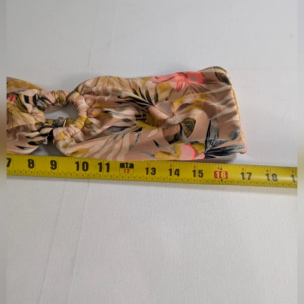 TIME AND TRU Women's 2-PC Floral Bikini Set Top And High Waist Bottom Sz XL - Picture 9 of 13